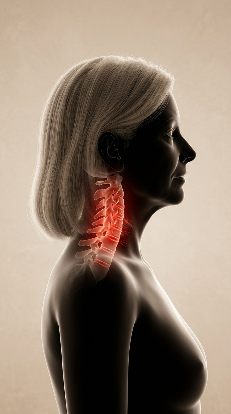 Gentle cervical traction visualised
