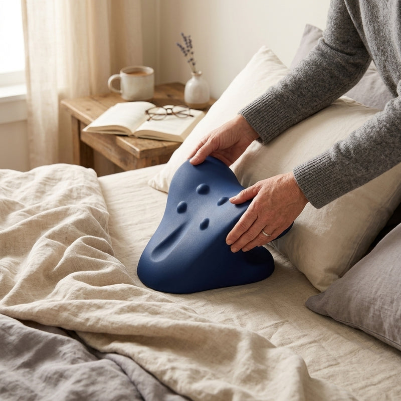 Place cervea on the bed